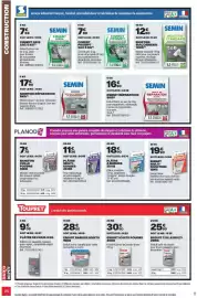 Catalogue Brico Dépôt page 24: SEMIN Mortier réparation €17,90, SEMIN Ciment gris €7,49