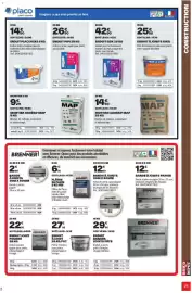 Catalogue Brico Dépôt page 25: PLACOJOINT ENDUIT PR4 €26,90, MAP Mortier adhésif €9,29