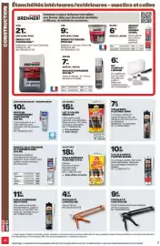 Catalogue Brico Dépôt page 26: Perfax Colle spéciale plinthes 370 G €18,50, KOLPLUS CARTOUCHE 290 ML €10,90