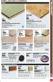 Catalogue Brico Dépôt page 29: DALLE D'AGENCEMENT AGGLOMÉRÉ HYDRO €16,45, BANDE RÉSILIENTE MOUSSE €12,90