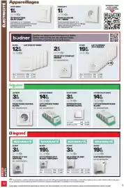 Catalogue Brico Dépôt page 32: VA-ET-VIENT INTERRUPTEUR ASFORA BLANC €3,99, MAUKA Prises €19,90