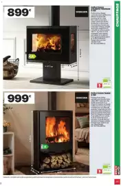 Catalogue Brico Dépôt page 45: TAHOE POÊLE À BOIS €999,00, ATLANTIC TRIVISON POÊLE À BOIS €899,00