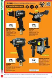 Catalogue Brico Dépôt page 52: TITAN Visseuse à choc 18V €34,90, TITAN Marteau perforateur €59,90