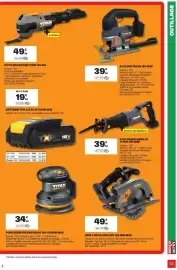 Catalogue Brico Dépôt page 53: TITAN Ponceuse excentrique 18V 125mm nue €34,90, TITAN SCIE CIRCULAIRE 18V 165 MM NUE €49,90