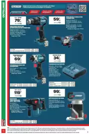 Catalogue Brico Dépôt page 54: Erbauer Visseuse à choc 18 V - 220 Nm €69,90, ERBAUER Chargeur rapide 18V €34,90