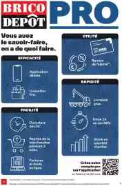 Catalogue Brico Dépôt page 6: 6 BRICO PRO DEPOT Vous avez le savoir-faire, on a de quoi faire. EFFICACITÉ % UTILITÉ Carte