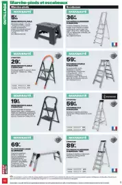 Catalogue Brico Dépôt page 60: MAGNUSSON ESCABEAU ALU €59,90, ESCABEAU DOUBLE 5 MARCHES €59,90