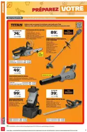 Catalogue Brico Dépôt page 64: TITAN Broyeur végétaux électrique €99,90, TITAN Taille-haies 18V 55 cm NU €39,90