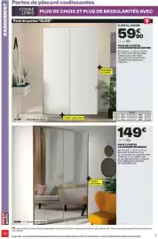 Catalogue Brico Dépôt page 92: BLIZZ Pack de portes €59,90, PACK 2 PORTES COULISSANTES MIROIR €149,00