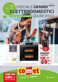 Volantino Comet Pagina 1: SPECIALE GRANDI SEGUICI SU ELETTRODOMESTICI FINO AL 30 SETTEMBRE DA INCASSO 80 1959 200 2959-