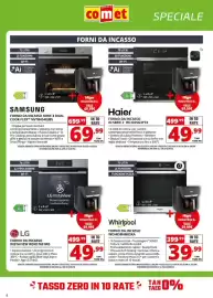 Volantino Comet Pagina 6: Forno da incasso InstaView €499,99, Haier forno da incasso id serie 2 €49,99