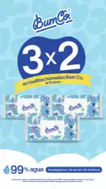 Folleto Merco semana 38 Página 4: Bum Co. 3×2 en toallitas húmedas Bum Co. de 50 piezas 99% agua 99% wat Bum Co. 99% agua