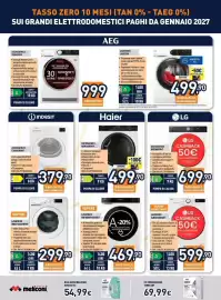 Volantino Unieuro Pagina 2: Asciugatrice AEG €999,00, Asciugatrice HD90A3959EIT €499,90