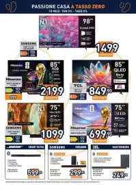 Volantino Unieuro Pagina 20: Samsung Smart TV Neo QLED QE75QN70F €1.099,00, Sub senza fili €299,90