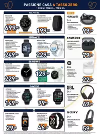 Volantino Unieuro Pagina 38: Cirqa smart band €199,99, Redmi Watch 6 Active €46,99