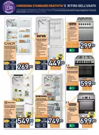 Volantino Unieuro Pagina 9: Candy frigorifero doppia porta da incasso €269,90