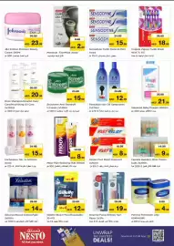 Nesto catalogue Page 10: SOFT Johnson's 24hour moisture soft cream 36.99 MOND SUB BAMBOO CHARCOAL HYDROGE FACE MASE 93%