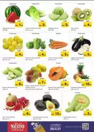 Nesto catalogue Page 2: FRI-SAT-SUN THUR-FRI-SAT FRI-SAT-SUN FRI-SAT-SUN 5.99 5.99 AED 3.5 AED 3.5 Cabbage per kg Kiwi per