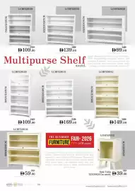 Nesto catalogue Page 10: نستو NESTO LT All that you need 69X30X73CM 69X31X140CM 79X31X107CM 159 LCHF526134 102X31X107CM 189