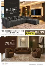 Nesto catalogue Page 2: COMFORT THAT DEFINES YOUR LIVING SPACE 2999 #1999.00 Corner Sofa Set asstd. YS3 THE PERFECT CORNER