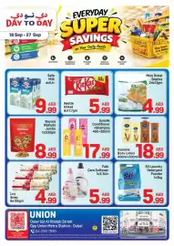 Day To Day catalogue Page 1: دي تو دي DAY TO DAY 18 Sep - 27 Sep Value Everyday Essentials Happier Shopping EVERYDAY SUPER