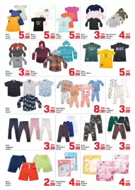 Day To Day catalogue Page 7: Girls Frock Asstd BROOKLYN LET'S GO! GIS HELINE {{ 5. AED Boys T-Shirt Asstd .99 5. AED Girls