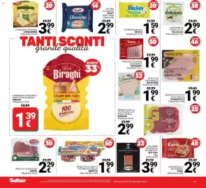 Volantino Supermercati Gulliver Pagina 11: Salmone Norvegese Affumicato Sea-Fish €3,99, Pancetta a cubetti Beretta €1,99