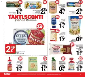 Volantino Supermercati Gulliver Pagina 17: Filetti di Tonno Rio Mare €4,79, Polpa di pomodoro Mutti €2,49