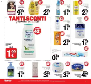 Volantino Supermercati Gulliver Pagina 19: Crema idratante rinfrescante Nivea €3,49, Carta igienica Scottonelle Scottex €4,69