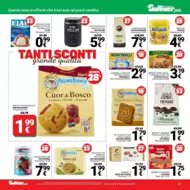 Volantino Supermercati Gulliver Pagina 29: Barrette protein al caramello salato Nature Valley €3,19, Nesquik Nestlé €4,99