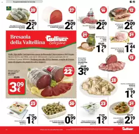 Volantino Supermercati Gulliver Pagina 4: Lingua di manzo cotta Alimentari Radice €2,09
