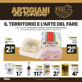 Volantino Supermercati Gulliver Pagina 9: Amaro Antica Specialità Ligure S.Maria al Monte €11,99, Caffè Medaglia d'Oro €4,99