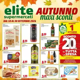 Volantino Elite Pagina 1: Carte D'or Soft & Crunchy €3,49, Rummo Pasta di semola €0,79