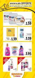 Volantino Spazio Conad Pagina 3: Il cura lavatrice Dr. Beckmann €3,39, Tovaglioli Provence Regina €1,39