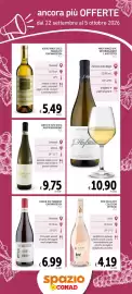 Volantino Spazio Conad Pagina 6: Rosé Sicilia DOC Collezioni Settesoli €4,19, Greco di Tufo Mastroberardino €9,75