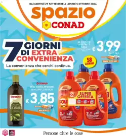 Volantino Spazio Conad settimana 40 Pagina 1: Olio extra vergine di oliva classico €3,85
