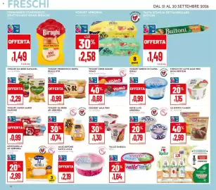 Volantino Pan Pagina 12: Yogurt zero grassi Yomo senza lattosio €0,68, Yogurt da bere Danacol €2,29