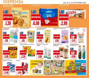 Volantino Pan Pagina 14: Biscotti fibrattiva oro saiwa €2,29, Crema spalmabile bio Rigoni €4,39