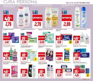 Volantino Pan Pagina 23: Carta igienica Tempo Comfort €5,19, Assorbenti lines specialist €2,69