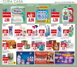 Volantino Pan Pagina 24: Candeggina piu gentile+oxygen ace €2,29, Smac sgrassatore €1,69