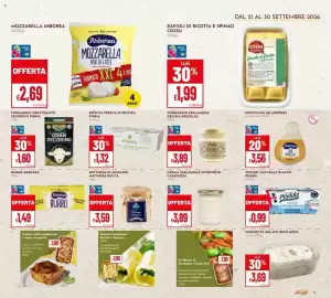 Volantino Pan Pagina 5: Mozzarella arborea €2,69, Formaggio grattugiato pecorino pinna €1,60