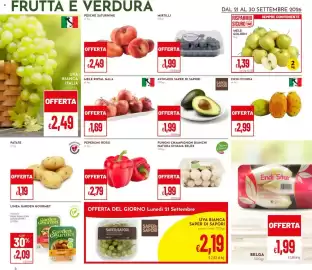 Volantino Pan Pagina 8: Avocado Saper di Sapori €1,99, Funghi champignon bianchi Natura Chiama Selex €1,99