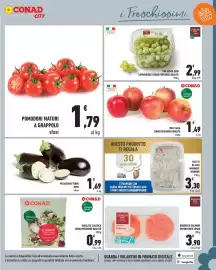 Volantino Conad City settimana 38 Pagina 7: Mele Gala Conad Percorso Qualità €1,49, Melanzane tonde nere sfuse €1,69