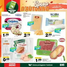 Volantino Elite settimana 39 Pagina 3: Beretta Fresca Salumeria Salame Milano €1,99, President Fette di Emmental €2,19