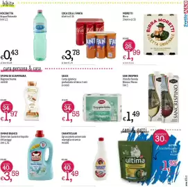 Volantino A&O Pagina 7: Omino Bianco Detersivo lavatrice liquido €3,59, Coca Cola / Fanta €3,78