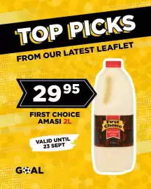 Goal Supermarket catalogue week 38 Page 1