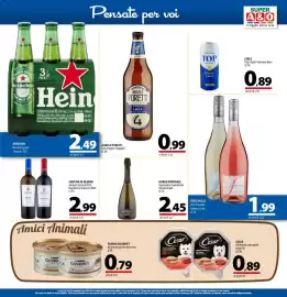 Volantino A&O Pagina 13: Freschello vini frizzanti bianco, rosè €1,99, Angelo Poretti birra lager 4 luppoli €0,99