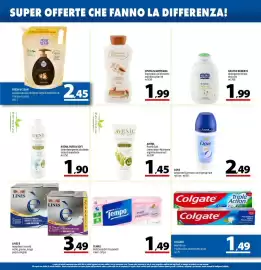 Volantino A&O Pagina 14: Dove advanced Care talco anti-perspirant roll-on €2,49, Lines è Assorbenti con Ali €3,49