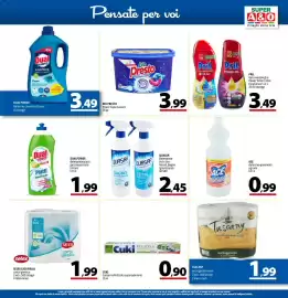 Volantino A&O Pagina 15: Selex carta igienica €1,99, Quasar Detergente Vetri con Alcool, Bagno Igienizzante €2,45