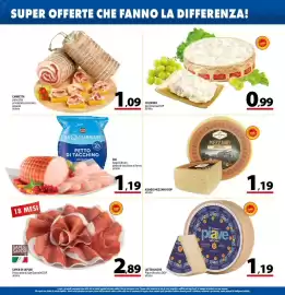 Volantino A&O Pagina 4: Lattebusche Piave Vecchio DOP €1,19, Colombo gorgonzola DOP €0,99